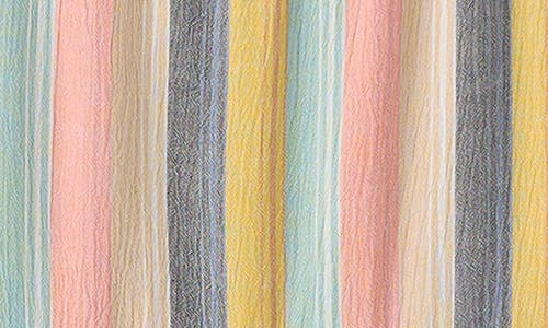 O'neill Kids' Miko Stripe Cotton Jumpsuit In Multi
