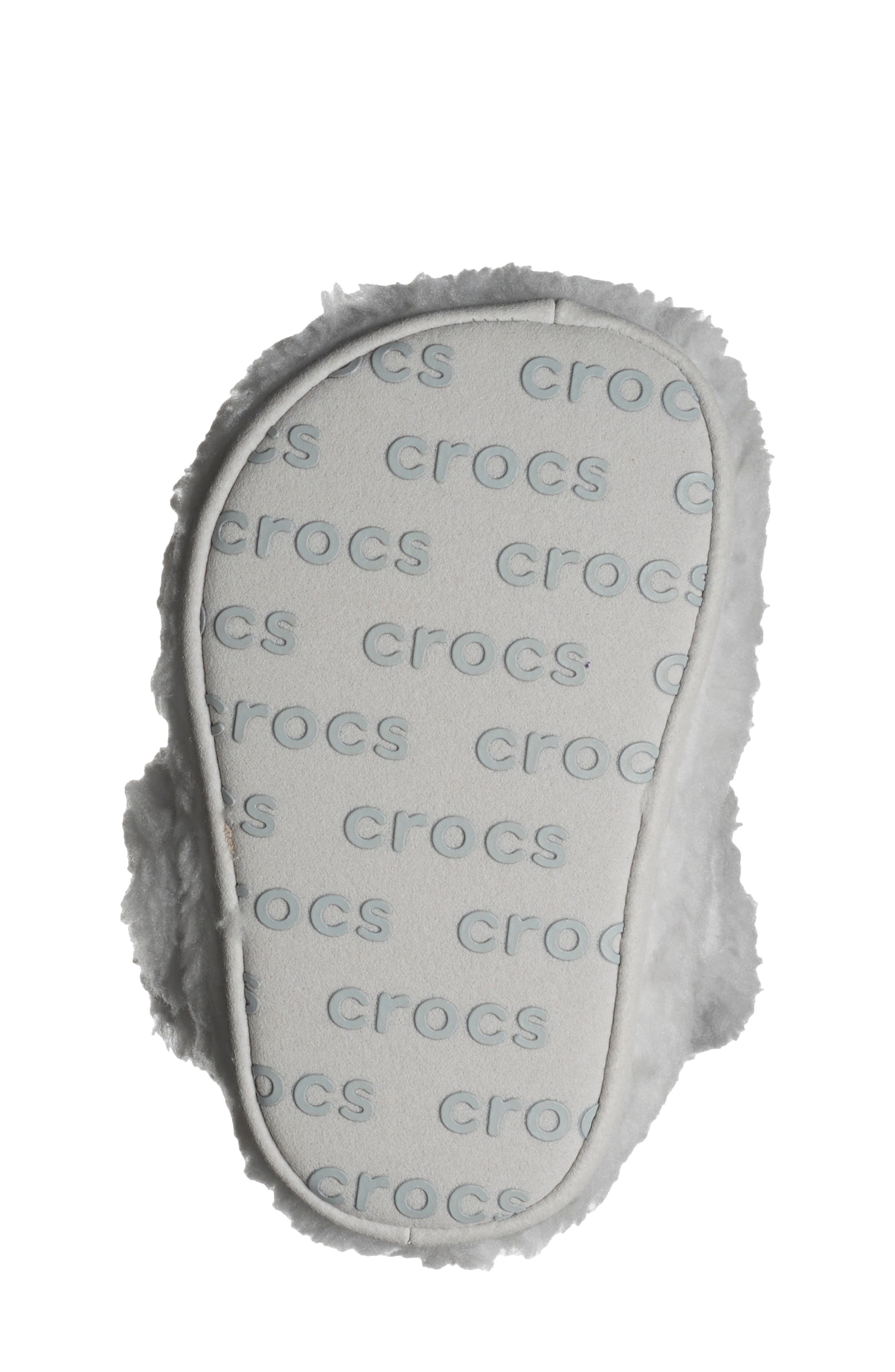 Kids' Classic Cozzzy Faux Fur Slipper Clog, Alternate, color, ATMOSPHERE