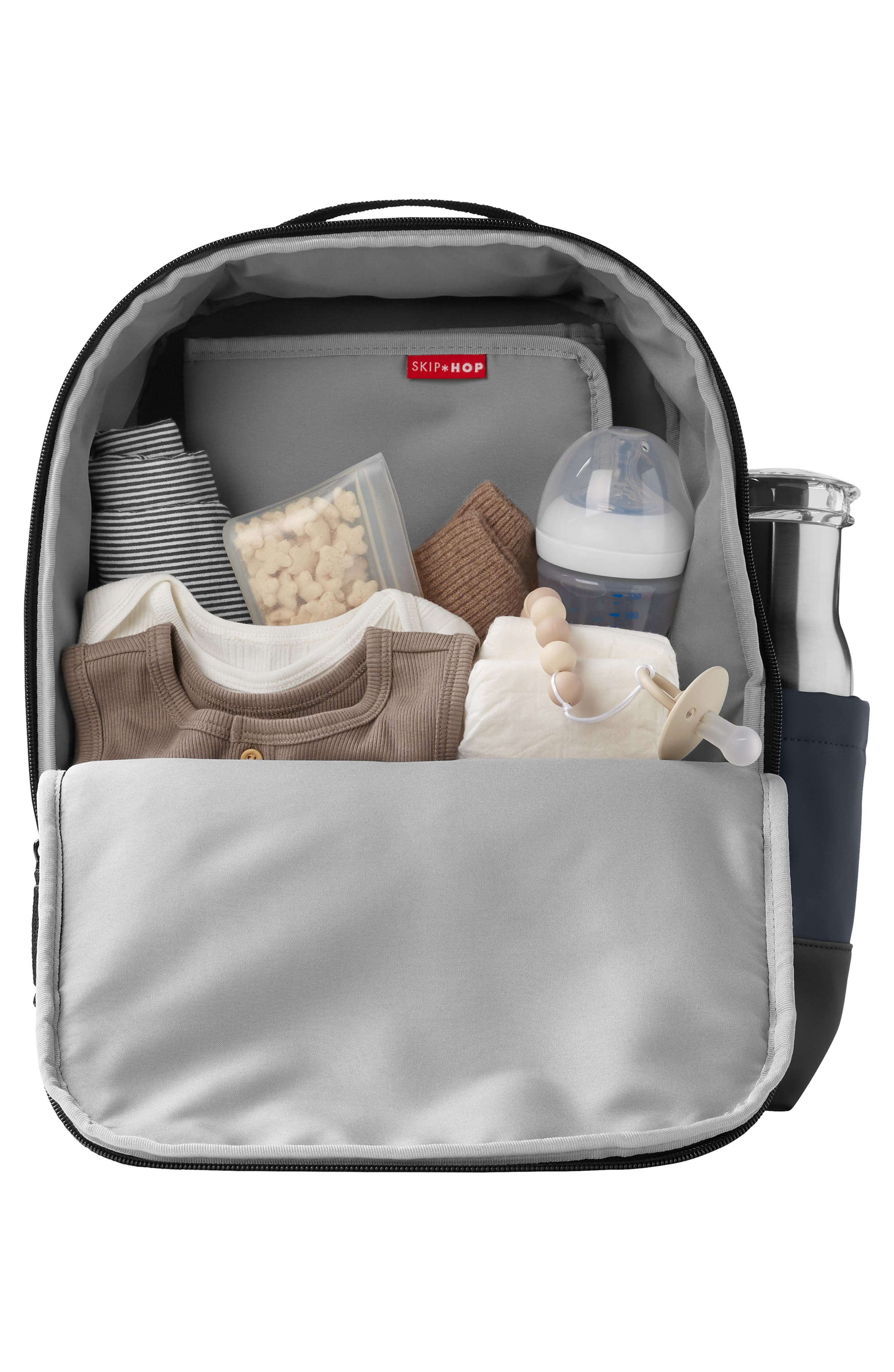 Skip Hop Flex Diaper Backpack, Alternate, color, Navy