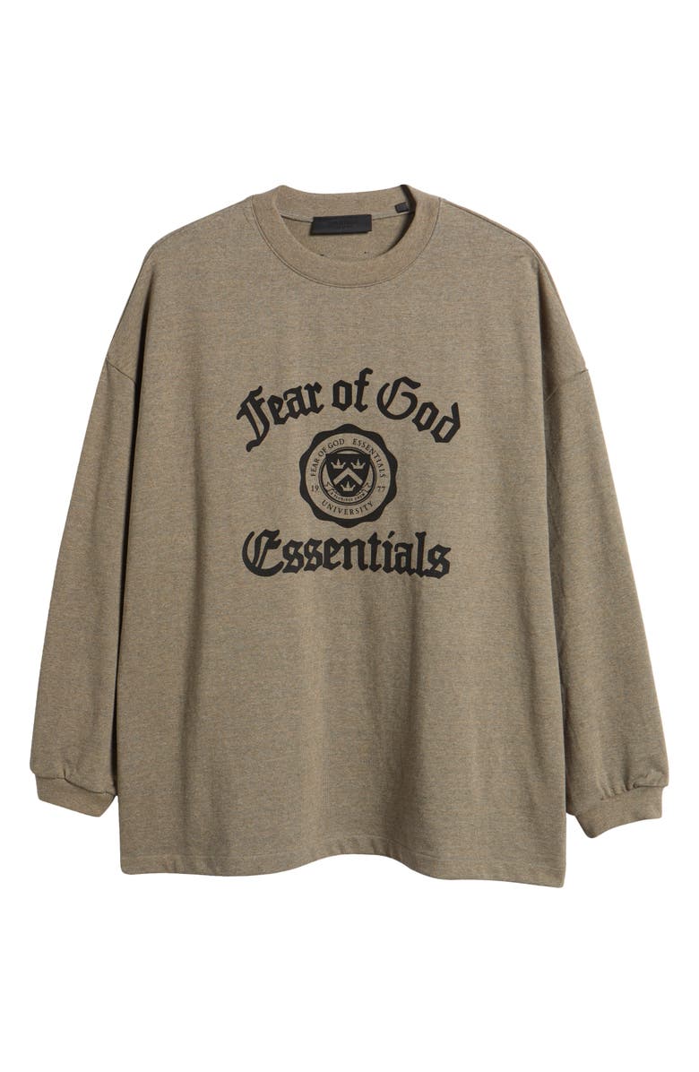 Fear of God Essentials Long Sleeve Heavy Cotton Graphic T-Shirt, Alternate, color,