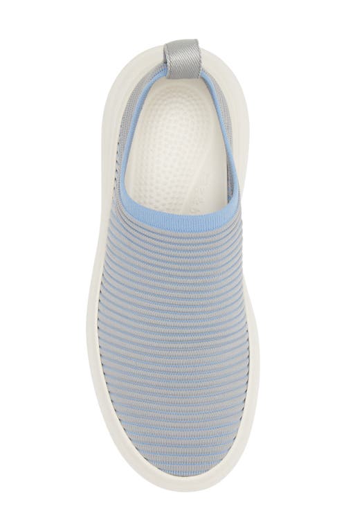 Rag & Bone Brixley Knit Slip-on Sneaker In Grey/blue