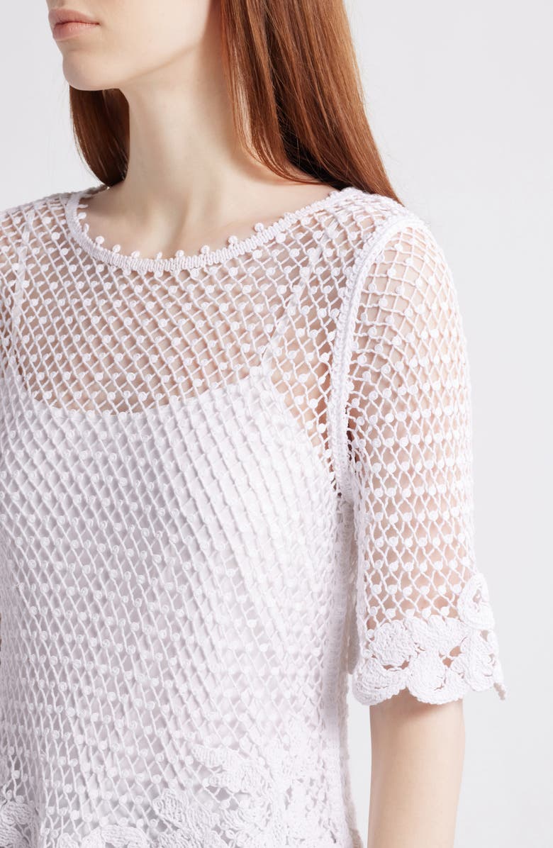 KOBI HALPERIN Crochet Lace Top, Alternate, color, 