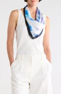 Vince Camuto Poppy Blur Square Scarf