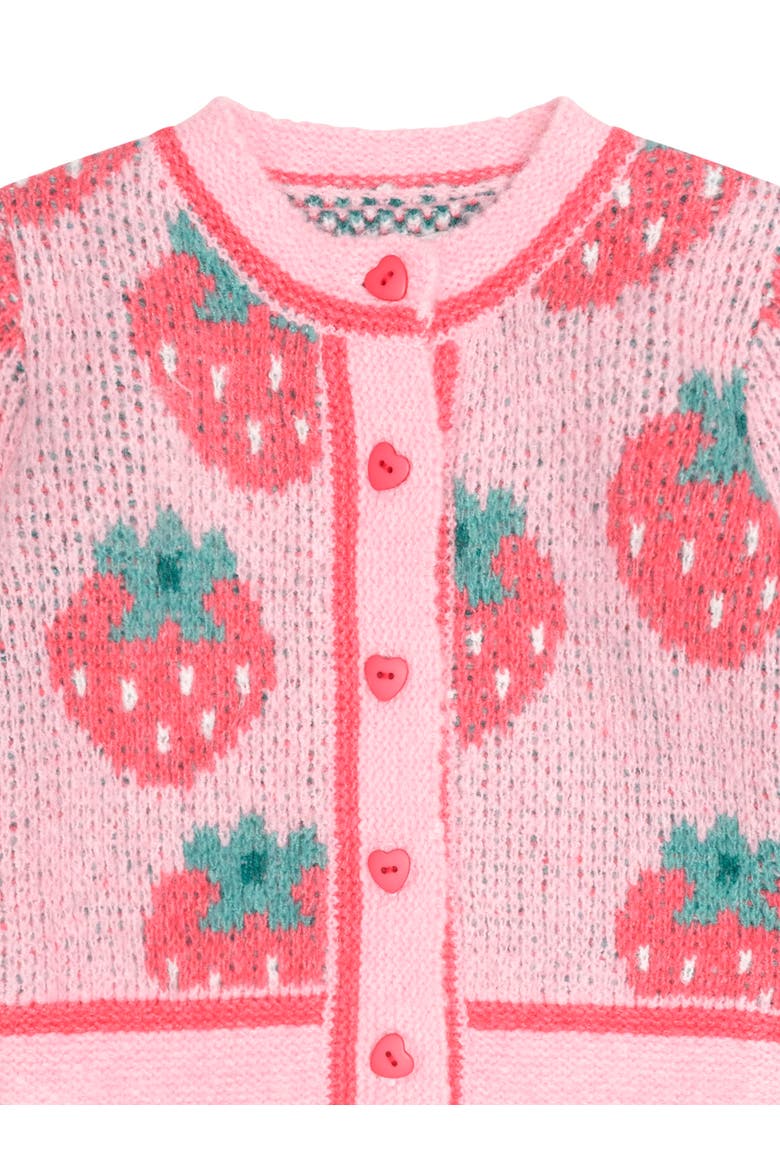 Strawberry Fields Sponge Cardi, Alternate, color, Strawberry