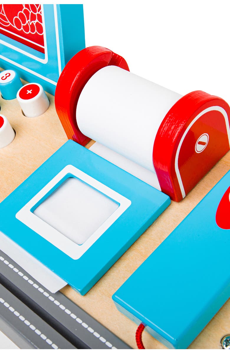 Bigjigs Toys Shop Till with Scanner, Alternate, color, Multicoloured