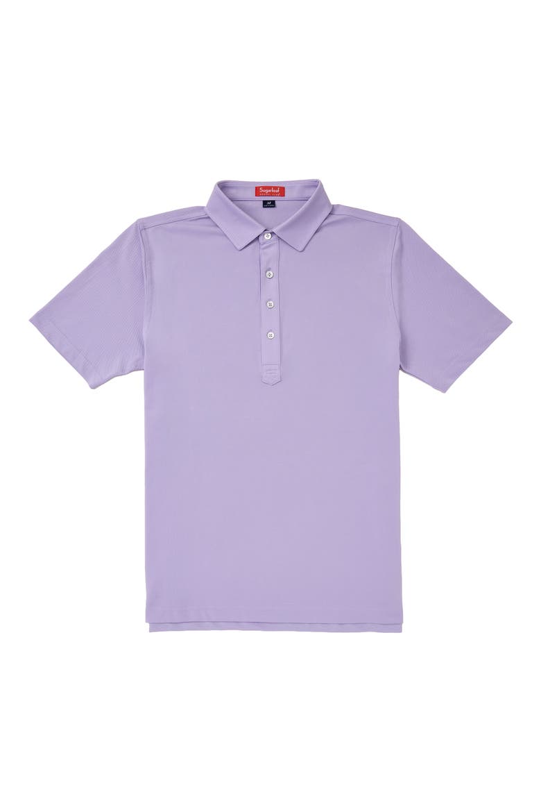 Solid Piqué Performance Golf Polo, Main, color, LILAC