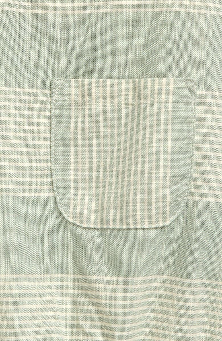 Pehr Stripe Organic Cotton Pocket Romper, Alternate, color, 