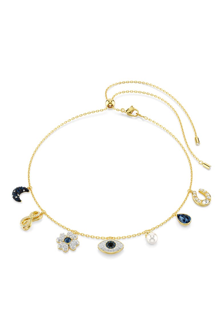Symbolica Charm Necklace, Main, color, BLUE MULTI