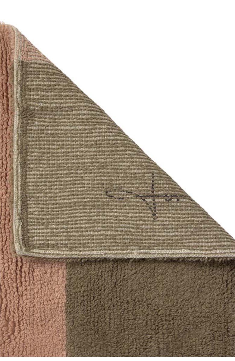 Lorena Canals Wool Rug Chroma Dusty Pink, Alternate, color, Natural , Charcoal, Pink