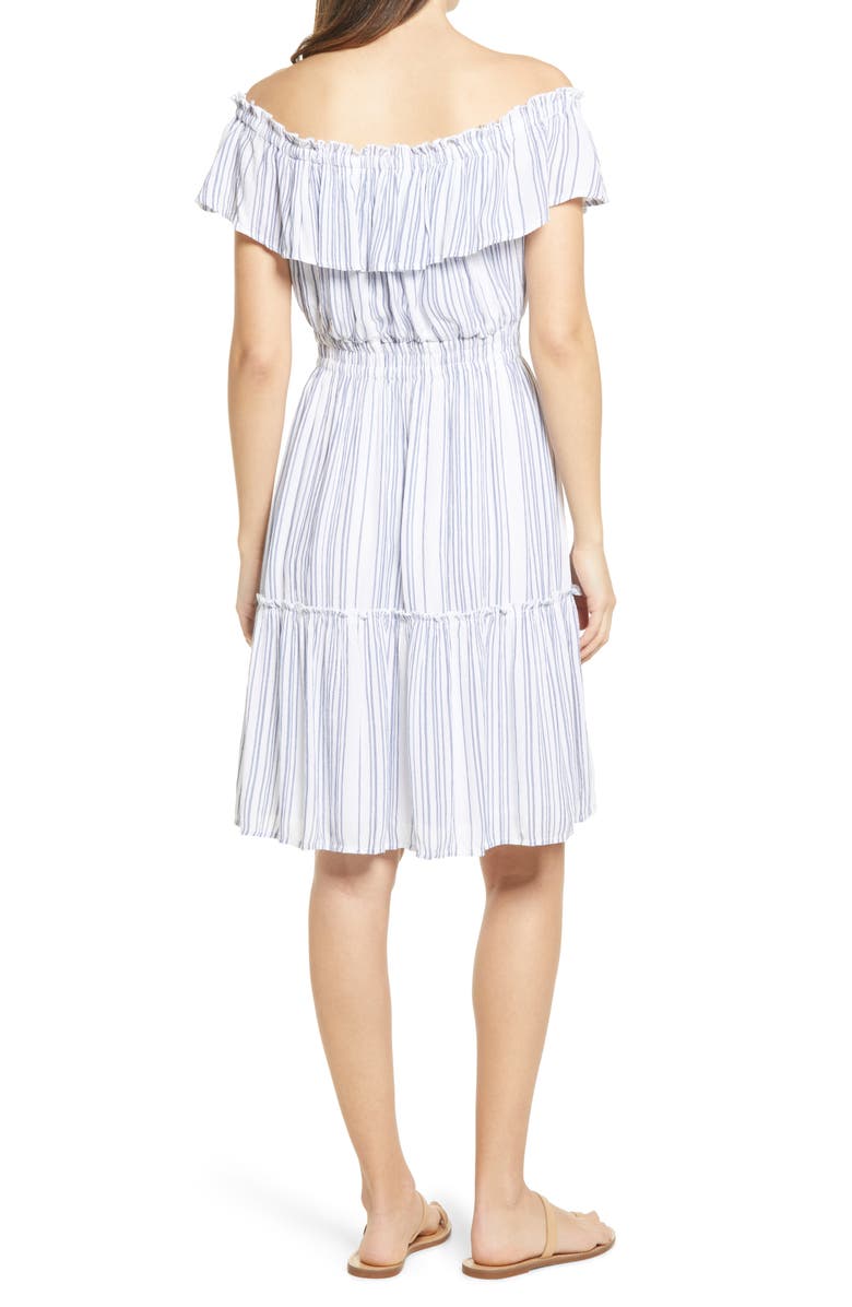 Tommy Bahama Aloha Avenue Off the Shoulder Dress, Alternate, color, 