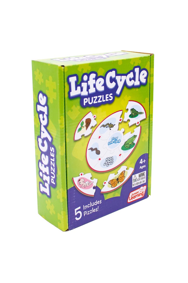 Life Cycle Science Learning Puzzles, Main, color, Multicolored