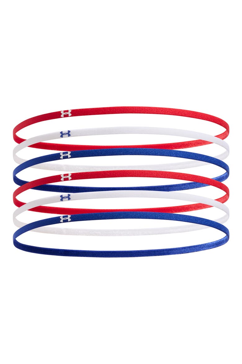 Assorted 6-Pack Mini Headbands, Main, color, RED / / WHITE