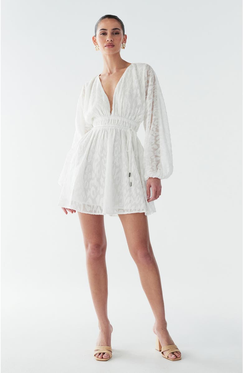 BWLDR Gracie Mini Dress, Alternate, color, White