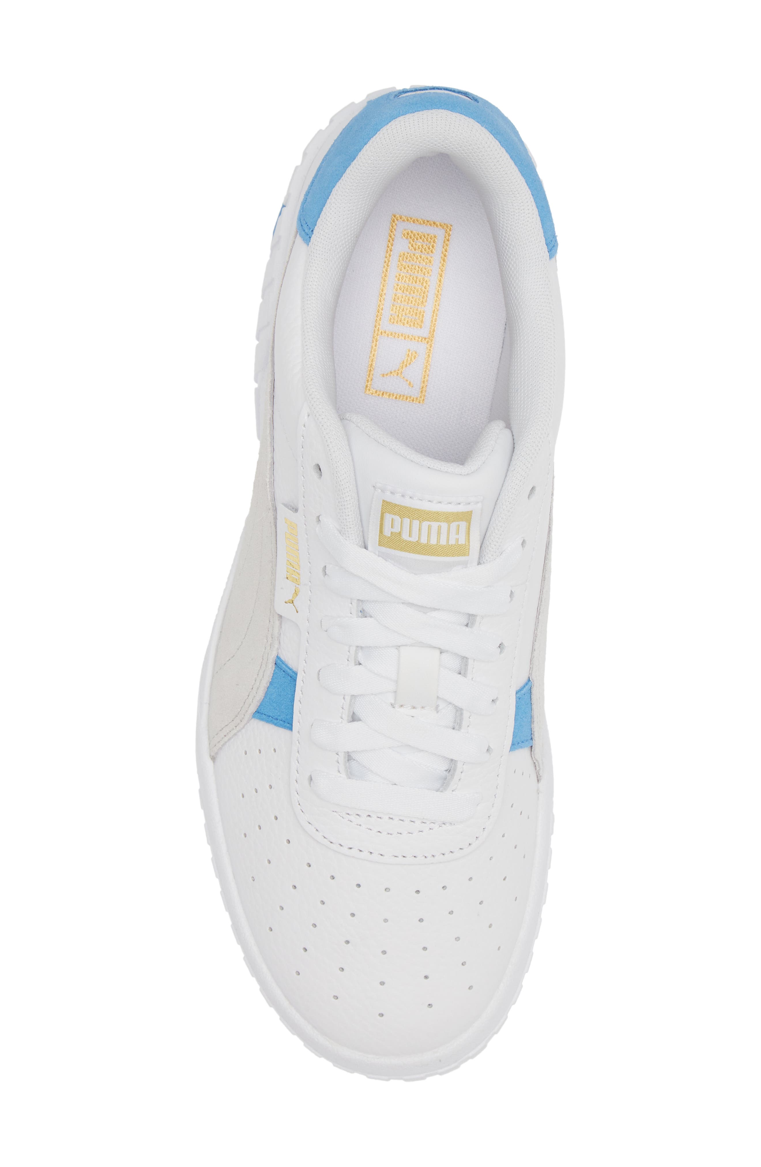 Cali Wedge Sneaker, Alternate, color, WHITE