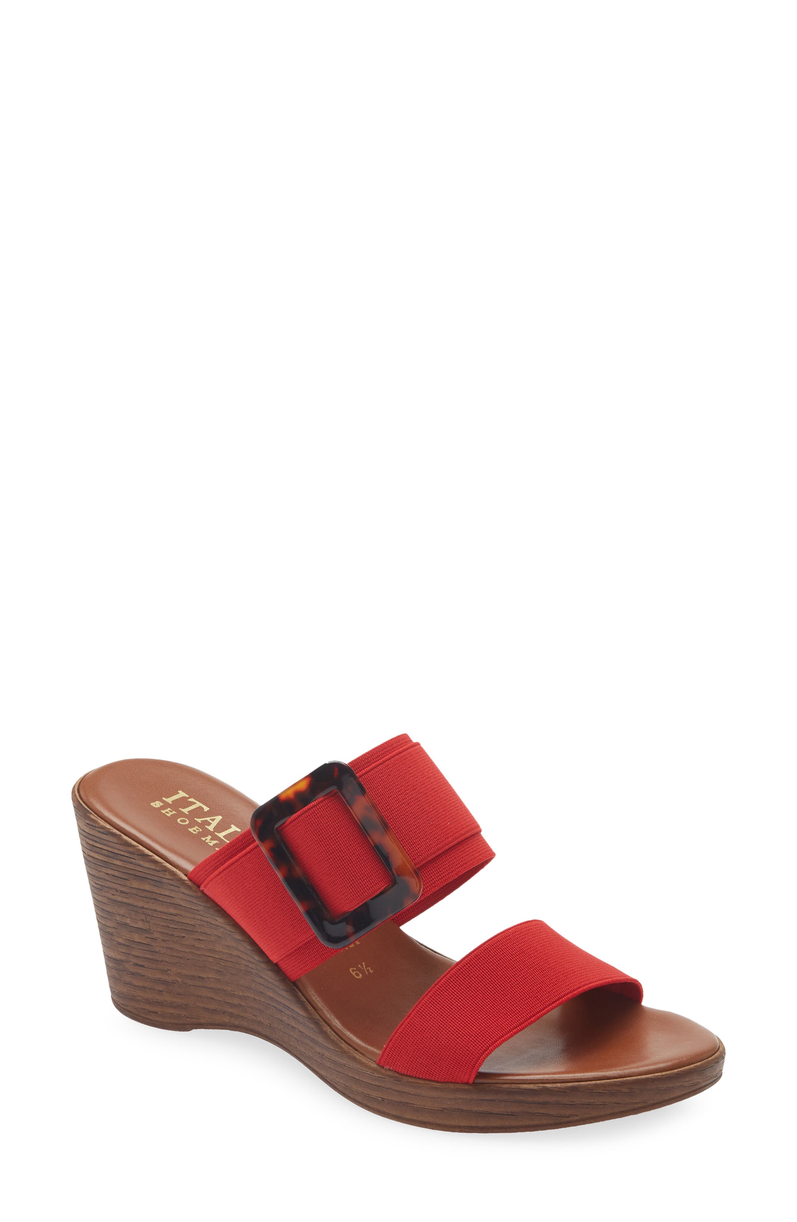 Open Toe Wedge Sandal, Main, color, PEARL BRAS