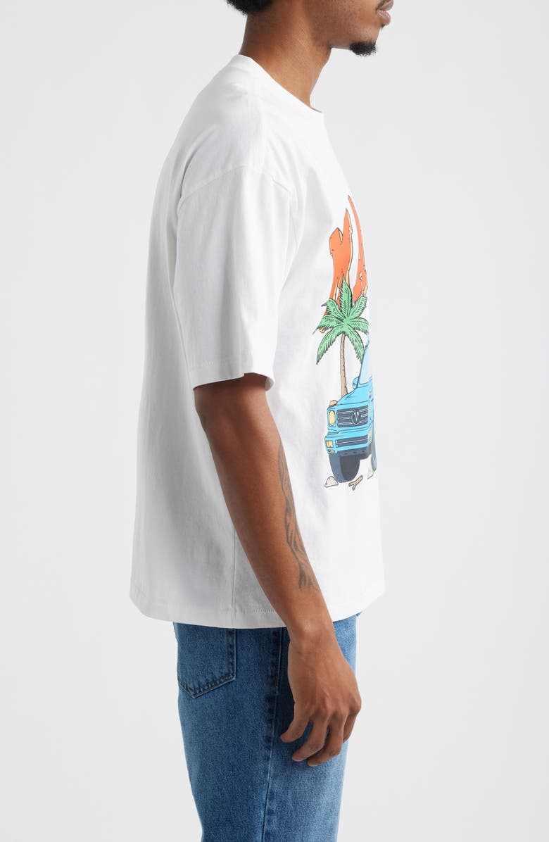 MARKET Car Camp Graphic T-Shirt, Alternate, color, White