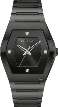 BULOVA Gemini Diamond Bracelet Watch, 40mm