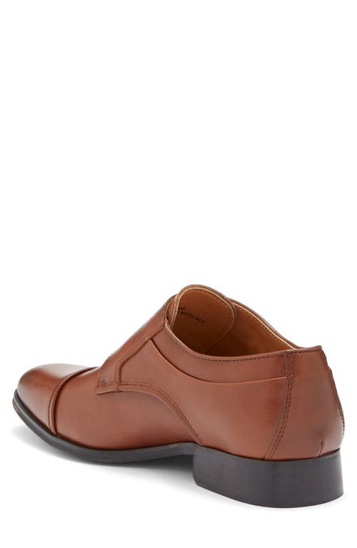 Abound Connor Double Monk Strap Shoe In Brown Patina