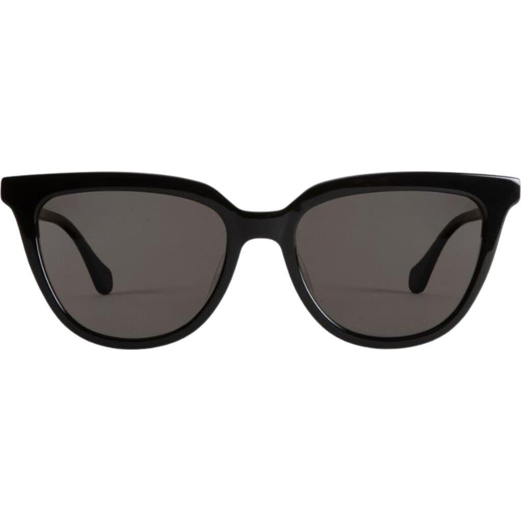 Mohala Eyewear Lanikai 53mm Low Nose Bridge Wide Width Polarized Cat Eye Sunglasses In Multi