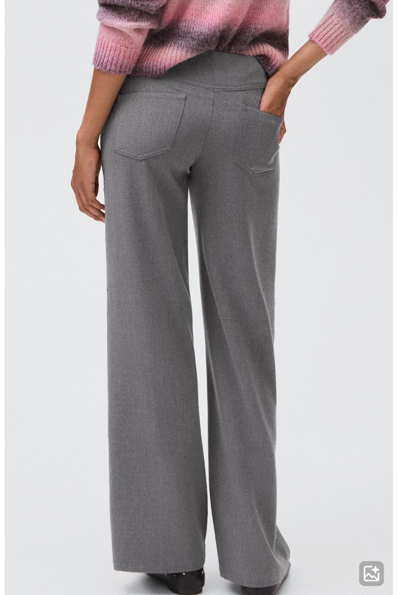 Studded Low Rise Pants, Alternate, color, GREY