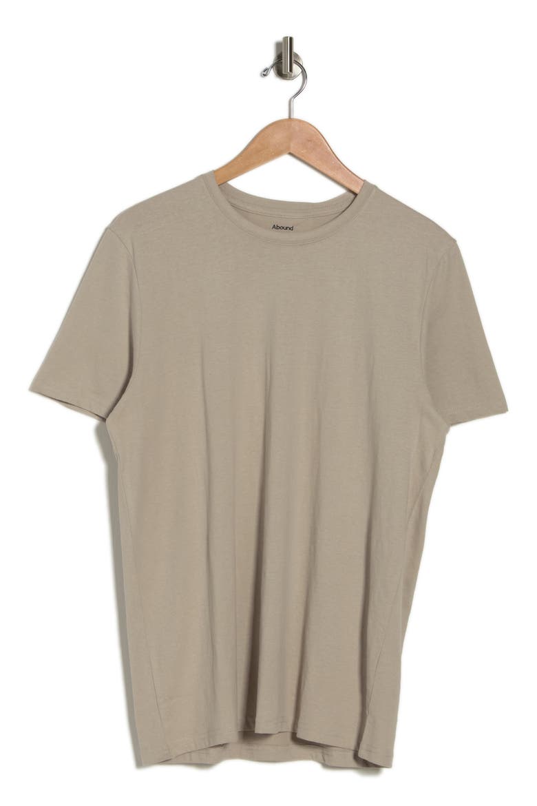 Short Sleeve Crewneck T-Shirt, Alternate, color, GREY OWL