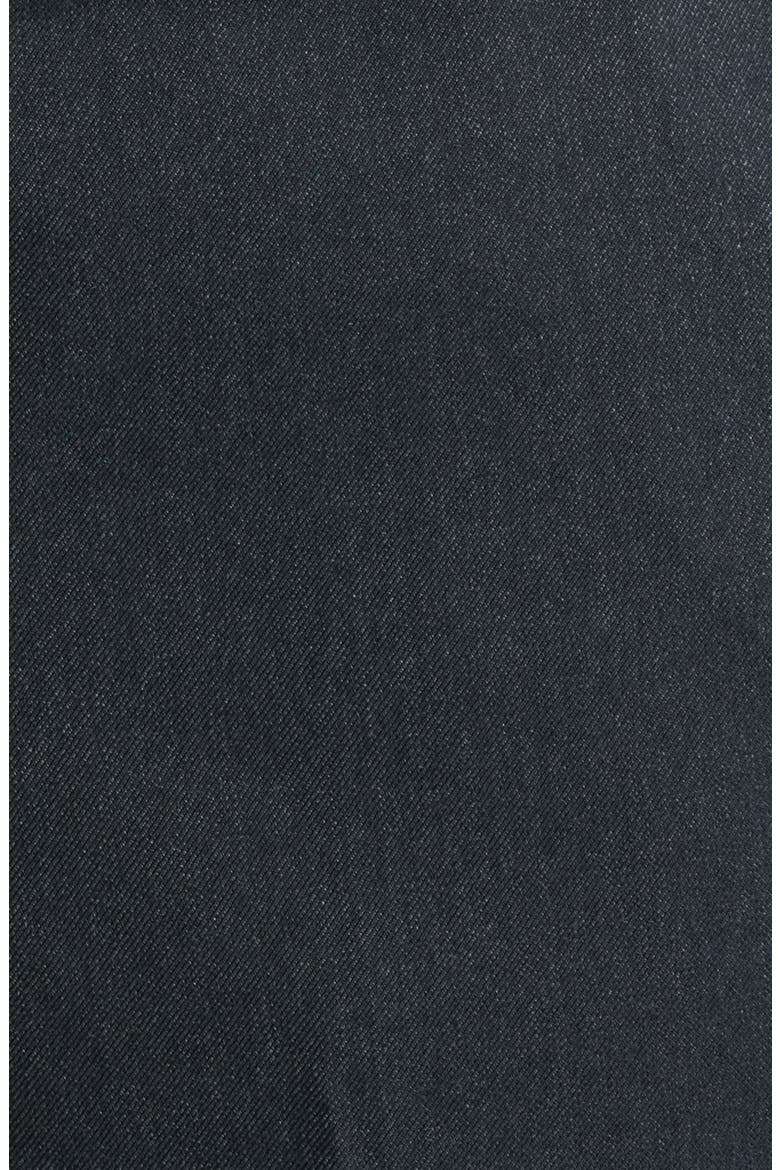 Flat Front Serge Twill Dress Pants, Alternate, color, CHAR GREY