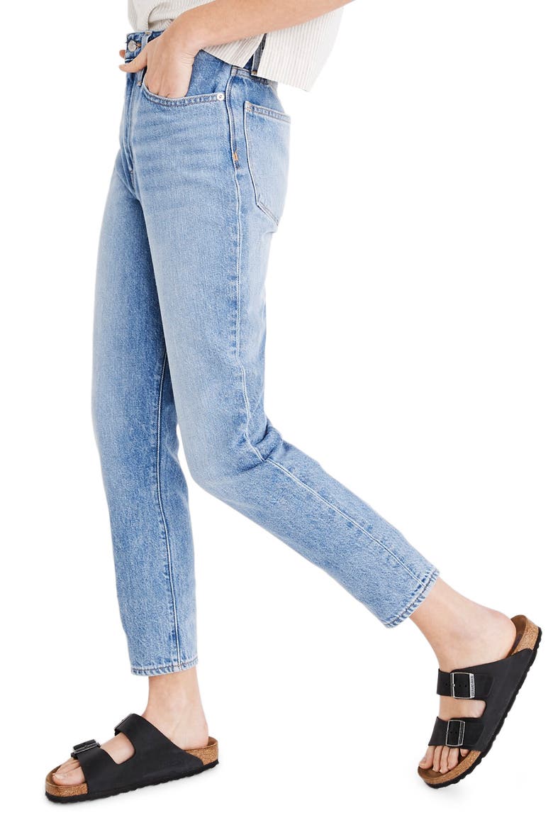 The Momjean High Waist Jeans, Alternate, color, MELVA