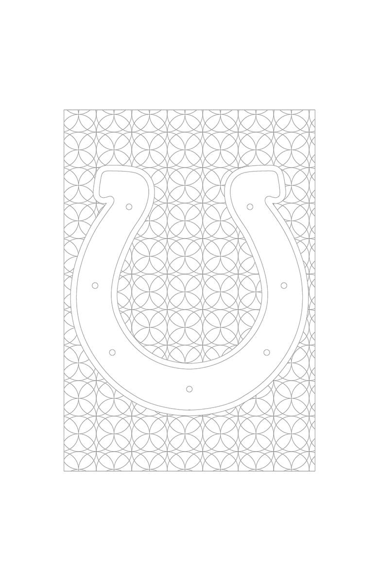 Sportszone In the Sports Zone NFL Adult Coloring Book, Indianapolis Colts, Alternate, color, Multicolored