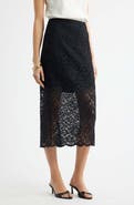 Nordstrom Lace Midi Skirt
