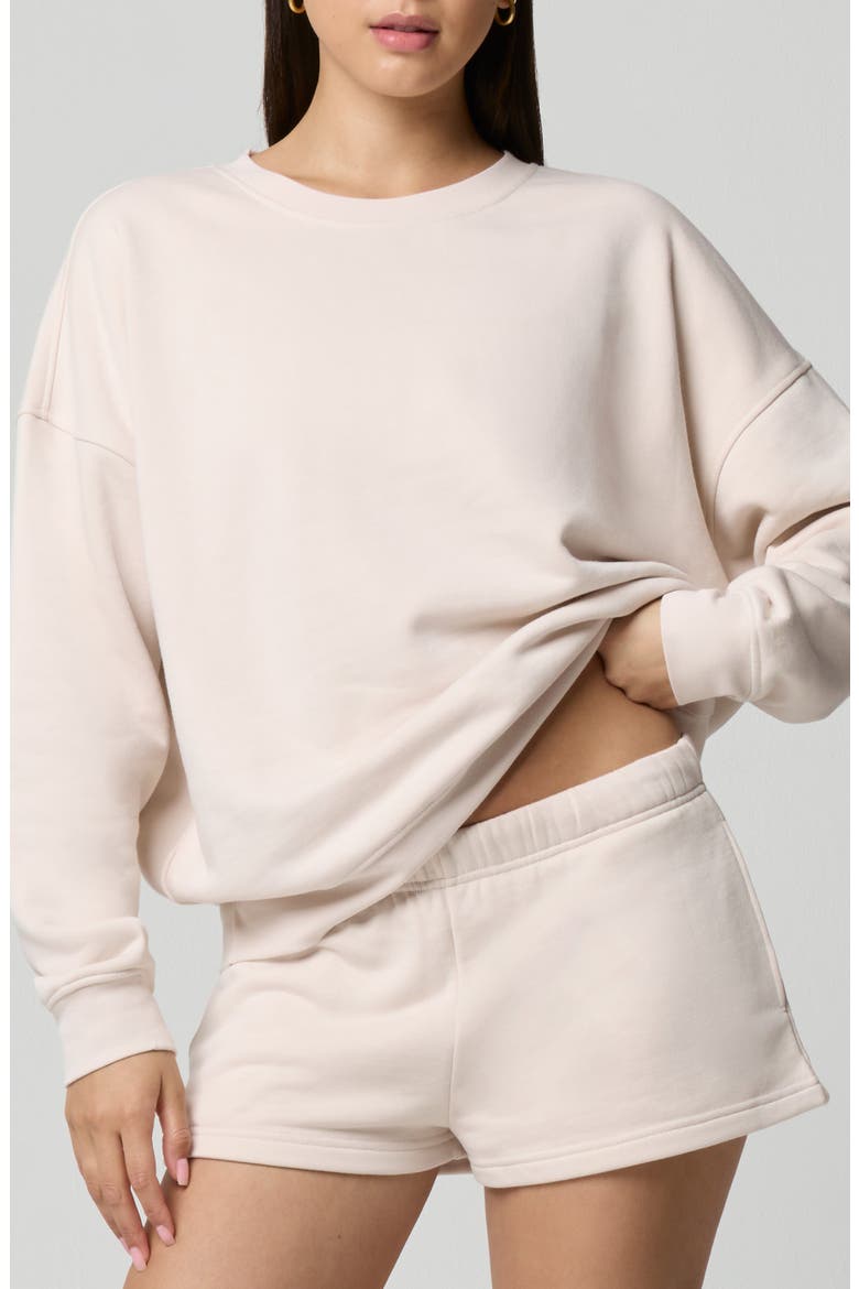 Cozy Crush Oversize Sweatshirt, Main, color, QUARTZ