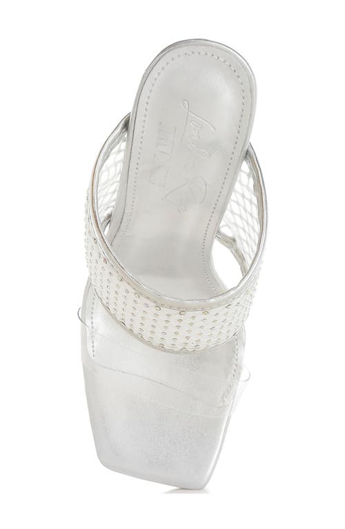 LONDON RAG LONDON RAG SALWEEN CLEAR STRAP STILETTO SANDAL 