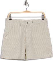 DENIMIST Stripe Denim Carpenter Shorts