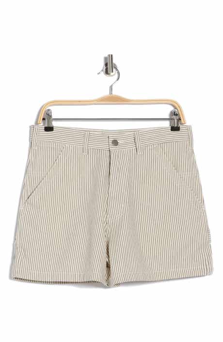 DENIMIST Stripe Denim Carpenter Shorts