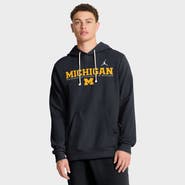 Jordan Brand Men's Jordan Brand Navy Michigan Wolverines 2025 Sideline Standard Issue Dri-FIT Hoodie