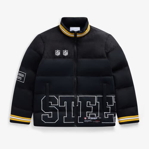Off Season Unisex  Black Pittsburgh Steelers Team Puffer Jacket