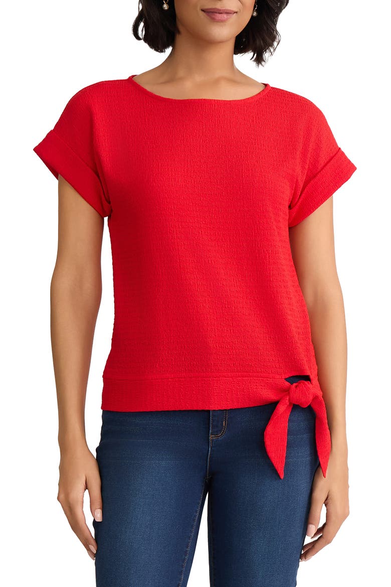 Texture Dolman Top, Main, color, ROUGE