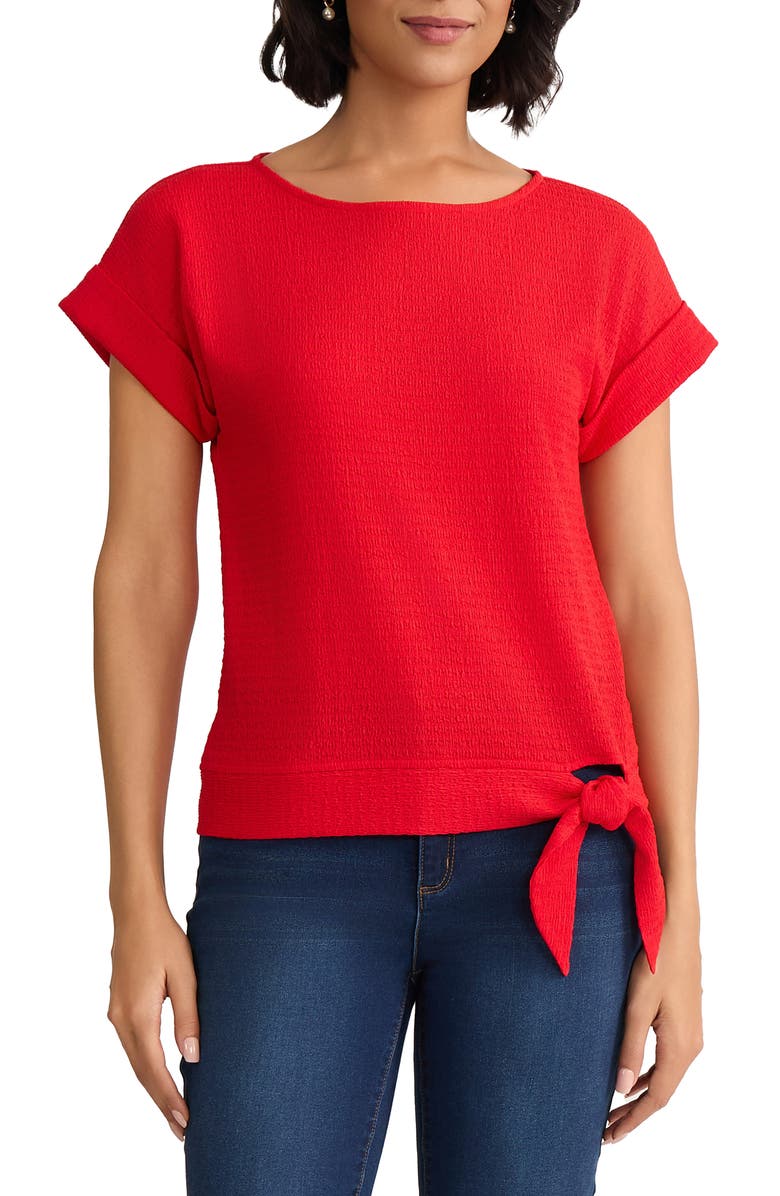 Jones New York Texture Dolman Top, Main, color, Rouge