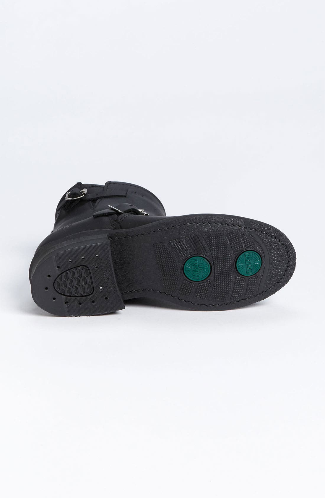 'Engineer 8R' Leather Boot, Alternate, color, BLACK