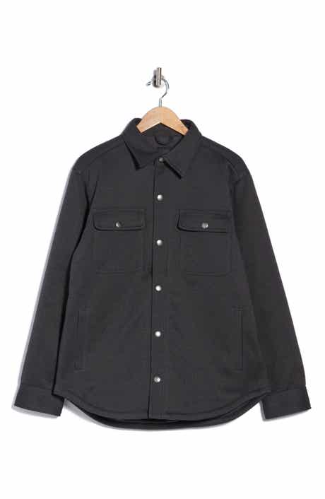 Ponte Knit Shirt Jacket