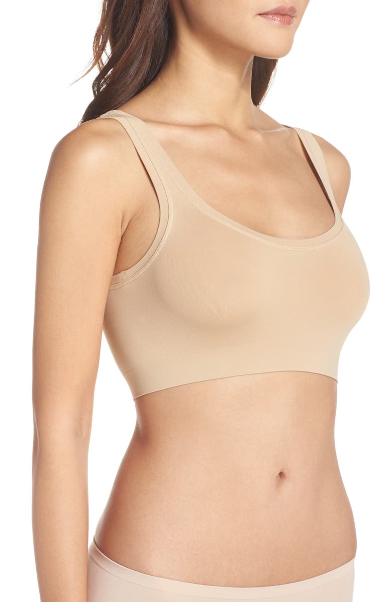 Hanro Touch Feeling Sports Bra, Alternate, color, Beige