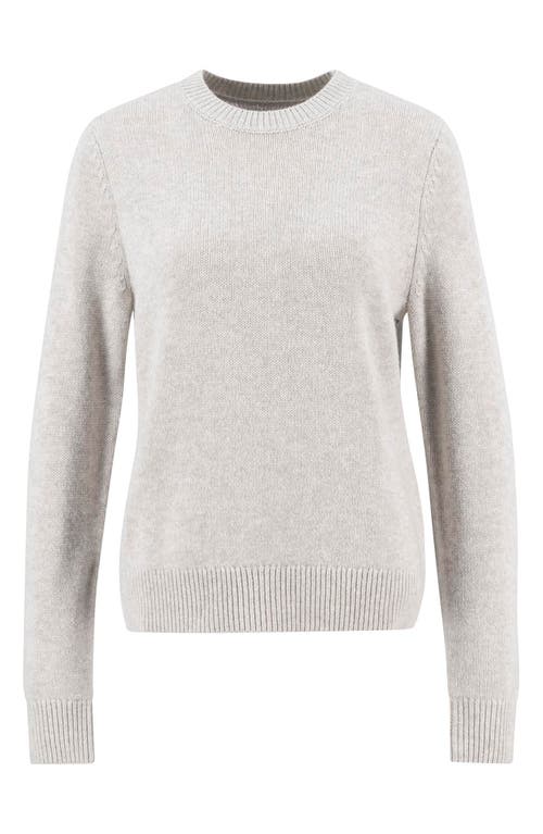 Barbour Woodhouse Wool & Cashmere Crewneck Sweater In White