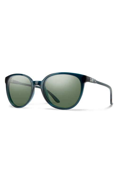 Smith Cheetah 54mm Polarized Round Sunglasses In Green