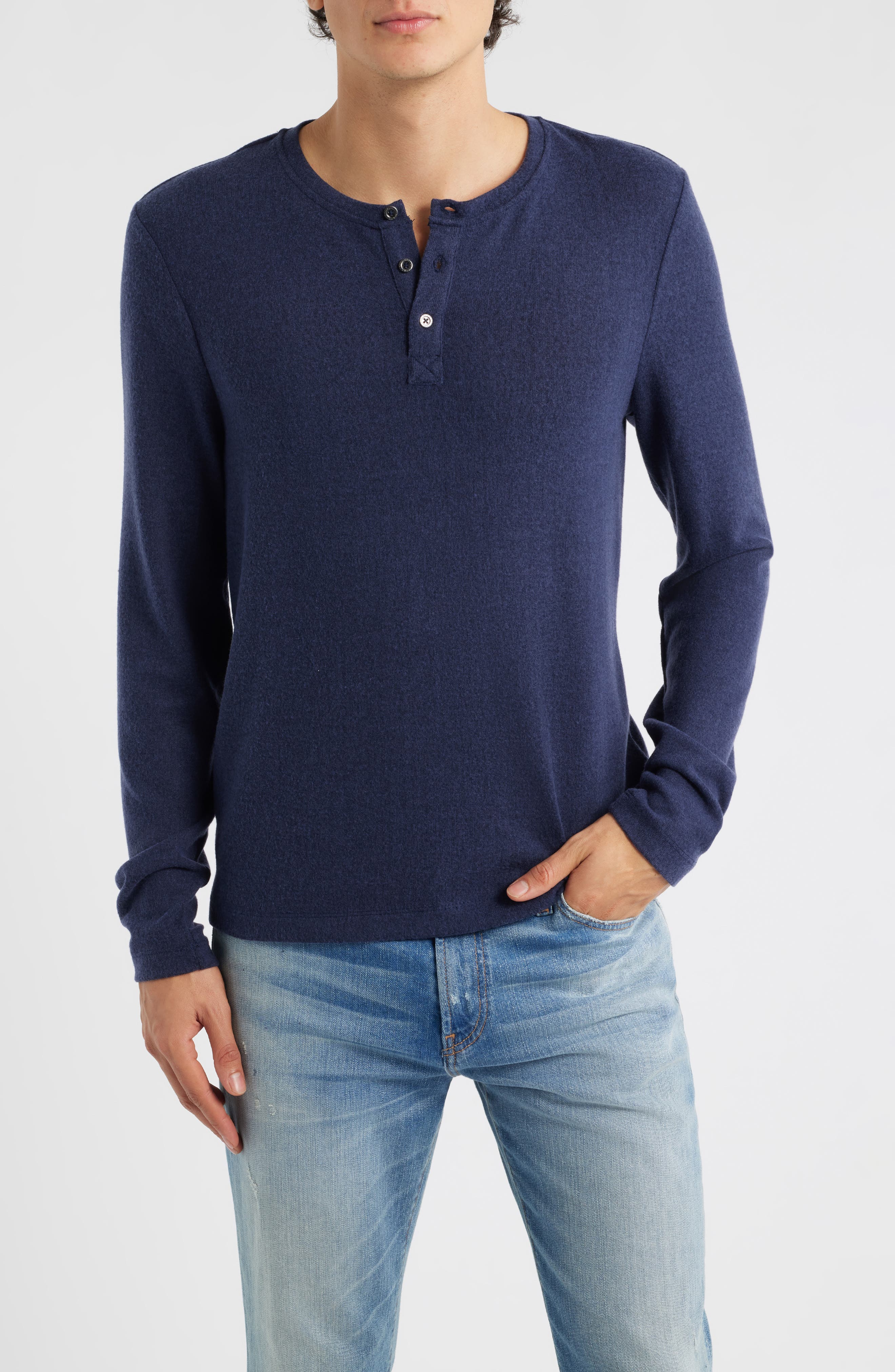 Elias Heathered Henley - image 5