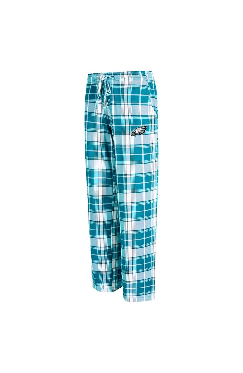 CONCEPTS SPORT Women's Concepts Sport Midnight Green Philadelphia Eagles Ashford Plaid Knit Pants, Alternate, color, 