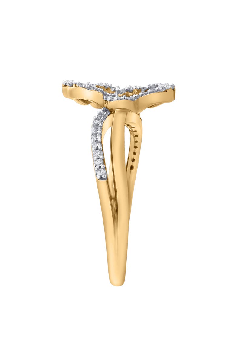 LuvMyJewelry Lumetra 0.55 Ct 10K Gold Diamond Ring, Alternate, color, 10K White Gold