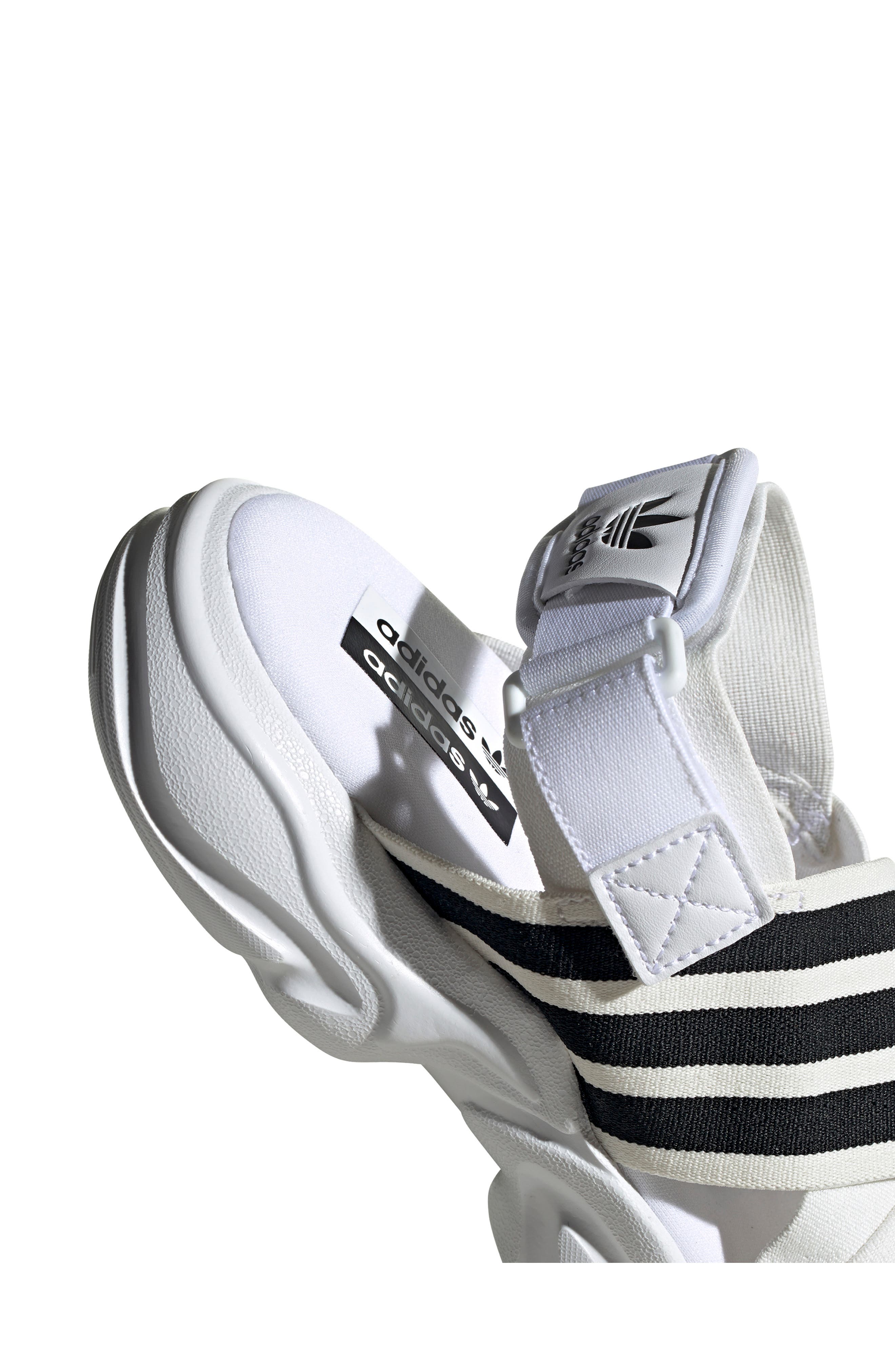 Magmur Sandal, Alternate, color, WHITE/ CORE BLACK
