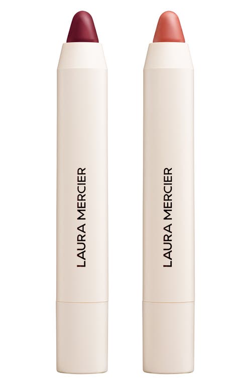 Laura Mercier Petal Soft Lipstick Crayon Duo $70 Value
