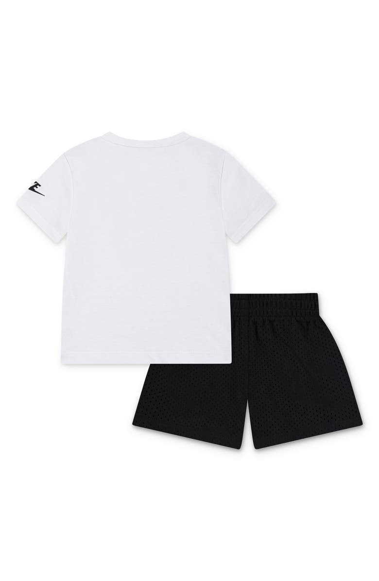 Nike Short Sleeve T-Shirt & Shorts Set, Alternate, color, Black