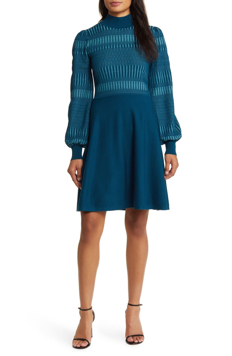 Eliza J Long Sleeve Sweater Dress, Main, color,