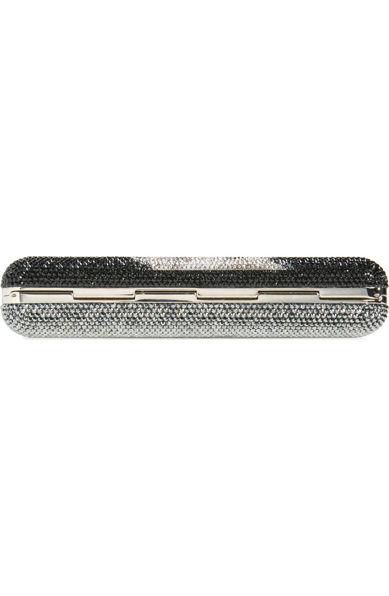 JUDITH LEIBER COUTURE Marilyn Slim Slide Clutch, Alternate, color, Silver Jet Multi